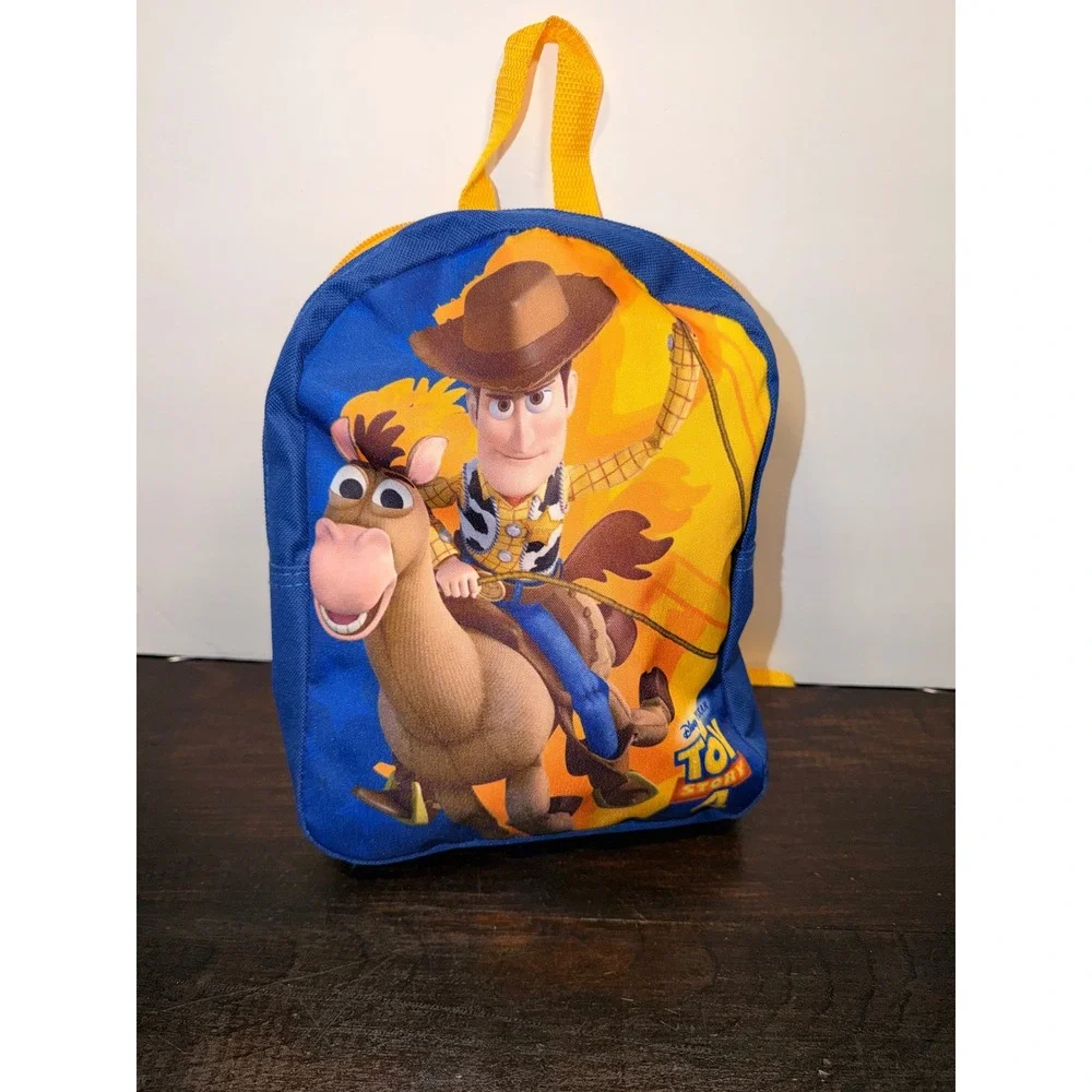 Disney Pixar Toy‎ Story Woody Bullseye Mini Backpack Blue Yellow Kids Bag